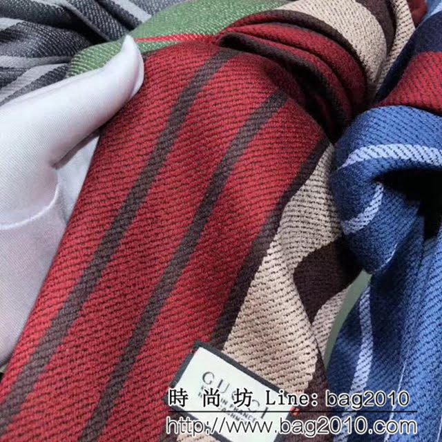 GUCCI古馳 2018海外專櫃最新款 經典百搭羊毛款圍巾 情侶款 LLWJ6847